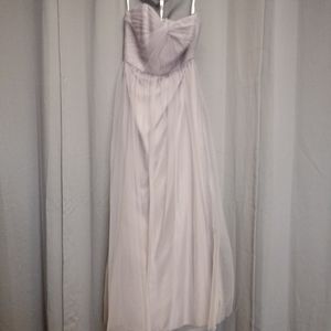 Strapless "bridesmaid" dress